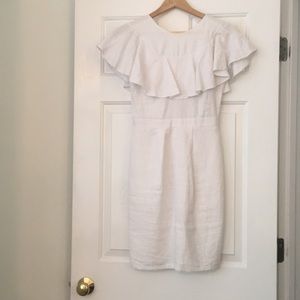 ASOS white linen dress - size 0